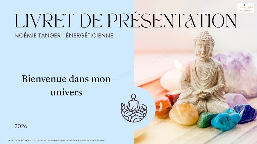 Livret de présentation complet pour une énergéticienne